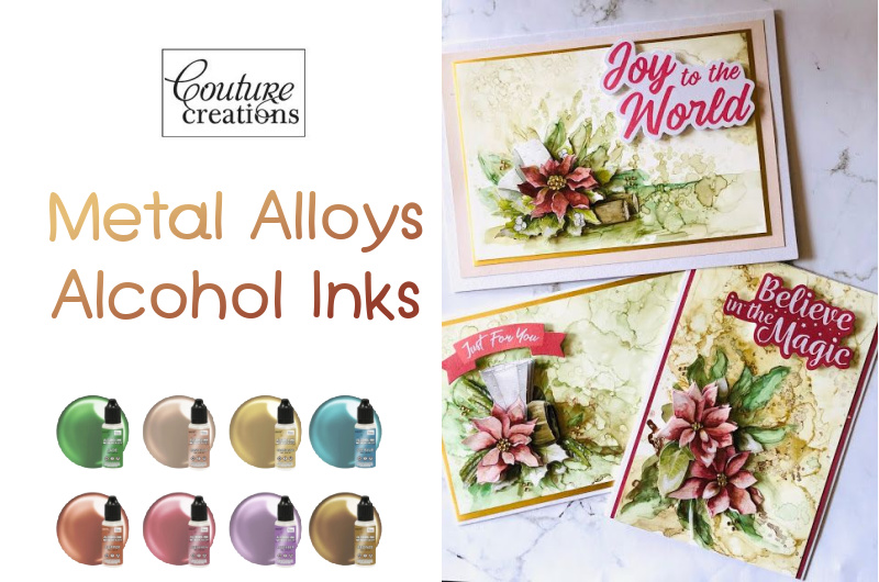 Couture Creations Metal Alloys Alcohol Inks - Μεταλλικά Μελάνια Οινοπνεύματος