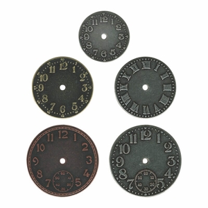 Picture of Tim Holtz Ideaology Metal Clock Faces - Μεταλλικά Διακοσμητικά, Ρολόγια