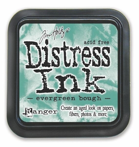 Picture of Tim Holtz Distress Inkpad 3'' x 3'' Μελάνι Νερού - Evergreen Bough