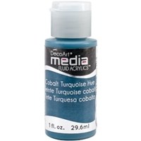 Picture of DecoArt Media Fluid Acrylics - Cobalt Turquoise Hue