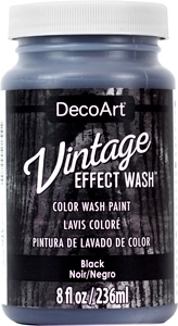 Picture of DecoArt Vintage Effect Wash - Χρώματα Τεχνοτροπίας DIY, Black