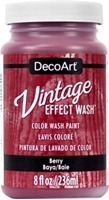 Εικόνα του DecoArt Vintage Effect Wash - Χρώματα Τεχνοτροπίας DIY, Berry