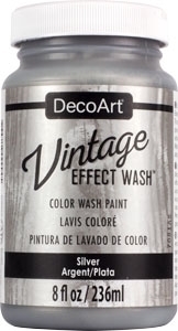 Picture of DecoArt Vintage Effect Wash - Χρώματα Τεχνοτροπίας DIY, Silver