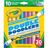 Εικόνα του Crayola Dual-Ended Washable Double Doodlers Markers