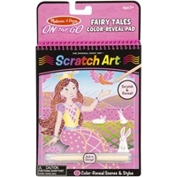 Εικόνα του Melissa & Doug On The Go Scratch Art Color Reveal Pads - Fairy Tales