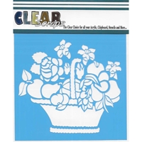 Picture of Clear Scraps Stencils 12"X12" - Mixed Basket