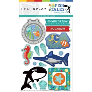 Picture of Photoplay Chipboard Shapes Διακοσμητικά Die-cuts - Fish Tales, 36τεμ