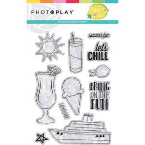 Picture of PhotoPlay Clear Stamps Set Σετ Διάφανες  Σφραγίδες - Squeeze In Some Fun, 11τεμ