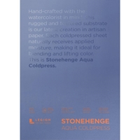 Εικόνα του Stonehenge Aqua Block Coldpress Pad 18 x 25 cm - Μπλοκ Ακουαρέλας, 15 Φύλλα, 300gsm