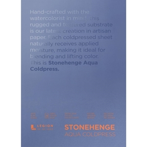 Picture of Stonehenge Aqua Block Coldpress Pad 18 x 25 cm - Μπλοκ Ακουαρέλας, 15 Φύλλα, 300gsm