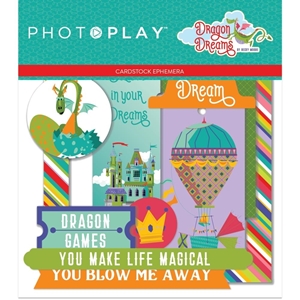 Picture of Photoplay Cardstock Ephemera Διακοσμητικά Die-Cuts - Dragon Dreams, 26τεμ