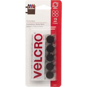 Picture of Velcro® Brand Sticky Back Coins .625" - Αυτοκόλλητα Velcro, 30 τμχ.