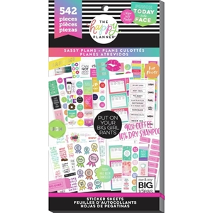 Picture of Happy Planner Sticker Value Pack Μπλοκ με Αυτοκόλλητα - Sassy Plans, 542τεμ.