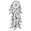 Εικόνα του Deep Red Cling Stamp Σφραγίδα Rubber - Dream Catcher