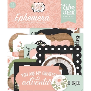 Picture of Echo Park Cardstock Ephemera Διακοσμητικά Die-cuts - Our Wedding, Icons, 33τεμ