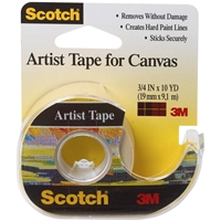 Εικόνα του Scotch Artist Tape For Canvas - Χαρτοταινία για Καμβά, 19mm 9.1m