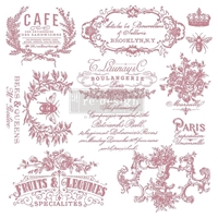 Picture of Prima Marketing Re-Design Decor Clear Cling Stamps Set 12"X12" - I See Paris, 11pcs