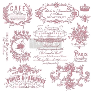 Picture of Prima Marketing Re-Design Decor Clear Stamps Set Σετ Διάφανες Σφραγίδες 12"X12" - I See Paris, 11τεμ