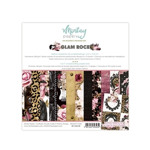 Picture of Mintay Papers Μπλοκ Scrapbooking Διπλής Όψης 6''x 6" - Glam Rock