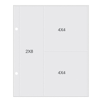Picture of Simple Stories Sn@p! Pocket Pages For 6"X8" Binders - 4x4/2x8