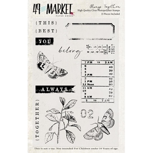 Picture of 49 And Market Clear Stamps Set Σετ Διάφανες Σφραγίδες - Always Together, 13τεμ