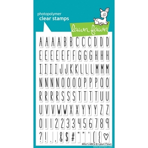 Picture of Lawn Fawn Clear Stamps Διάφανες Σφραγίδες - Milo's ABCs, 104τεμ 