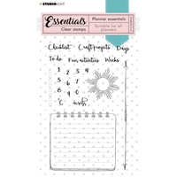Picture of Studio Light Essentials Clear Stamps Set - Planner, 22pcs
