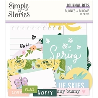 Εικόνα του Simple Stories Διακοσμητικά Die-Cuts - Bunnies & Blooms, Journal Bits, 39τεμ