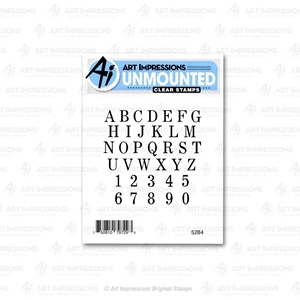 Picture of Art Impressions Basics Clear Stamp Διάφανες Σφραγίδες Αλφάβητο- Small Alphabet, 36τεμ