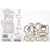 Picture of Art Impressions Critter Cubbies Clear Stamps & Die Cuts set Σετ Διάφανες Σφραγίδες & Μήτρες Κοπής - Hamster Wheel, 20τεμ