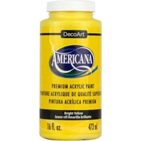 Εικόνα του DecoArt Americana Ακρυλικό Χρώμα 473ml - Bright Yellow