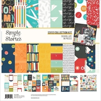 Εικόνα του Simple Stories Collection Kit 12"X12" - School Life 