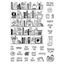 Εικόνα του Hero Arts Poly Clear Stamp Set Σετ Διάφανες Σφραγίδες  – Bookcase Peek-A-Boo, 26τεμ