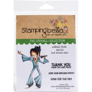 Picture of Stamping Bella Cling Stamps Set Σετ Σφραγίδες Rubber  - Oddball Elvis, 4τεμ