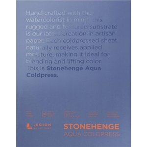 Picture of Stonehenge Aqua Block Coldpress Pad 23 x 30 cm - Μπλοκ Ακουαρέλας, 15 Φύλλα, 300gms