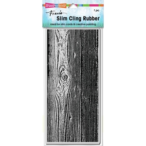 Picture of Stampendous! Fran's Slim Cling Rubber Stamp Σφραγίδα  - Slim Woodgrain