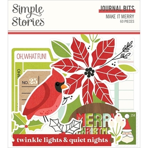 Picture of Simple Stories Διακοσμητικά Die-Cuts – Make it Merry, Journal Bits, 60τεμ
