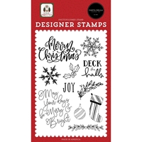 Εικόνα του Carta Bella Stamp Set Clear Σετ Διάφανες Σφραγίδες Home for Christmas – Joy, 11τεμ