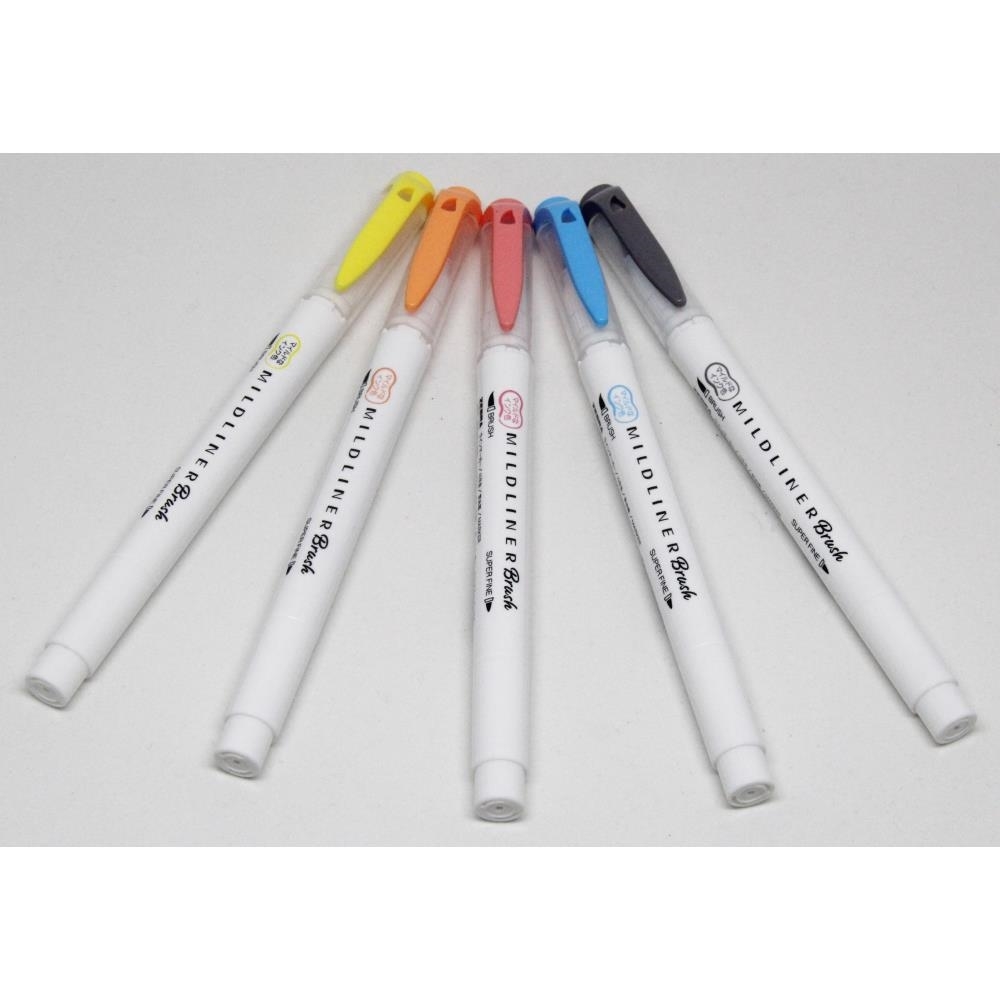 6 Packs: 15 ct. (90 total) Zebra Mildliner™ Double Ended Brush Pens &  Markers 