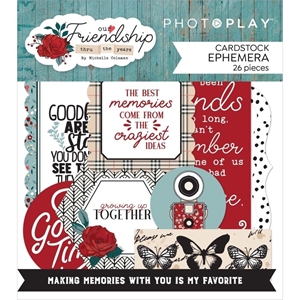 Picture of Photoplay Cardstock Ephemera Διακοσμητικά Die-Cuts – Our Friendship Thru The Years, 26τεμ