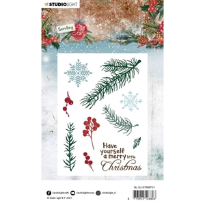 Picture of Studio Light Sending Joy Clear Stamps Set Σετ Διάφανες Σφραγίδες - NR. 51, Branches & Berries, 9τεμ