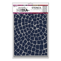 Picture of Dina Wakley Media Stencils 9''x6'' - Mosaic Circle