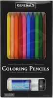 Picture of General's Factis Woodless Coloring Pencil Set - Assorted