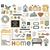 Picture of Simple Stories Διακοσμητικά Die-Cuts – Hearth and Home, Bits & Pieces, 62τεμ