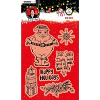 Εικόνα του Studio Light Art by Marlene Clear Stamps Set Σετ Διάφανες Σφραγίδες Merry & Bright - Dear Santa, 6τεμ