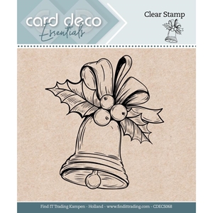 Picture of Card Deco Essentials Clear Stamp Διαφανής Σφραγίδα - Christmas Bell
