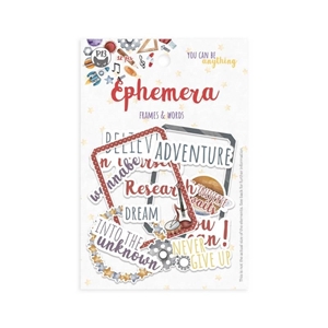 Picture of P13 Cardstock Ephemera Διακοσμητικά Die-cuts - You Can Be Anything, Frames & Words, 12τεμ