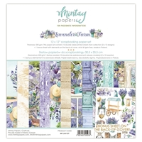 Picture of Mintay Papers Paper Set 12''x12'' - Lavender Farm