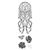 Picture of Creative Expressions Woodware Craft Collection Clear Stamps Set Σετ Διάφανες Σφραγίδες  - Jelly Fish, 5τεμ 