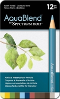 Picture of Spectrum Noir Spectrum Aquablend Watercolour Pencils - Earth Tones, 12pcs.